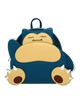 Backpack designed like a cartoon character with blue and yellow colors on a white background