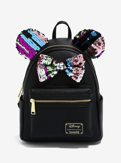 Minnie Mouse Sequin Mini Backpack front
