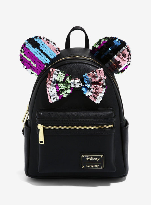 Minnie Mouse Sequin Mini Backpack front