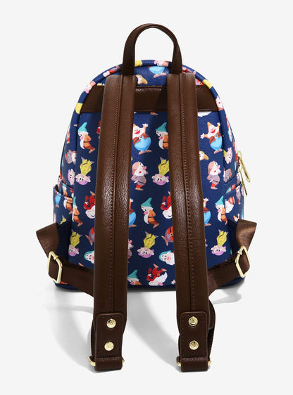 Snow White and the Seven Dwarfs Allover Print Mini Backpack