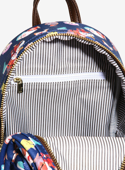 Snow White and the Seven Dwarfs Allover Print Mini Backpack