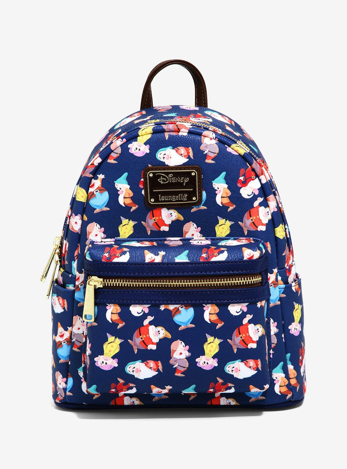 Snow White and the Seven Dwarfs Allover Print Mini Backpack front