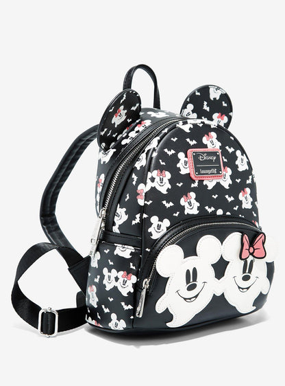 Mickey & Minnie Mouse Ghostly Glow-in-the-Dark Mini Backpack