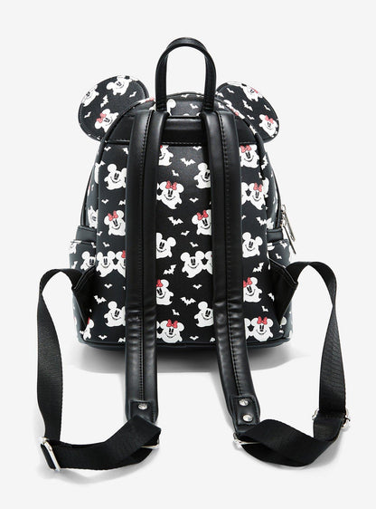 Mickey & Minnie Mouse Ghostly Glow-in-the-Dark Mini Backpack