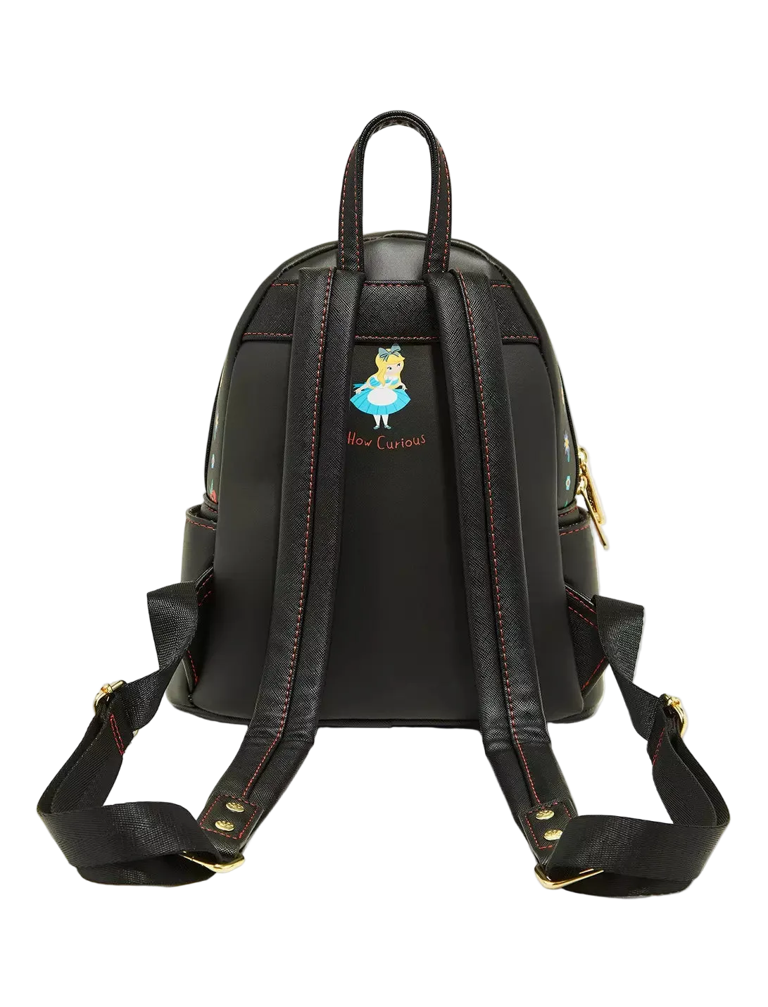 Alice in Wonderland Characters Floral Mini Backpack Exclusive Loungefly Disney