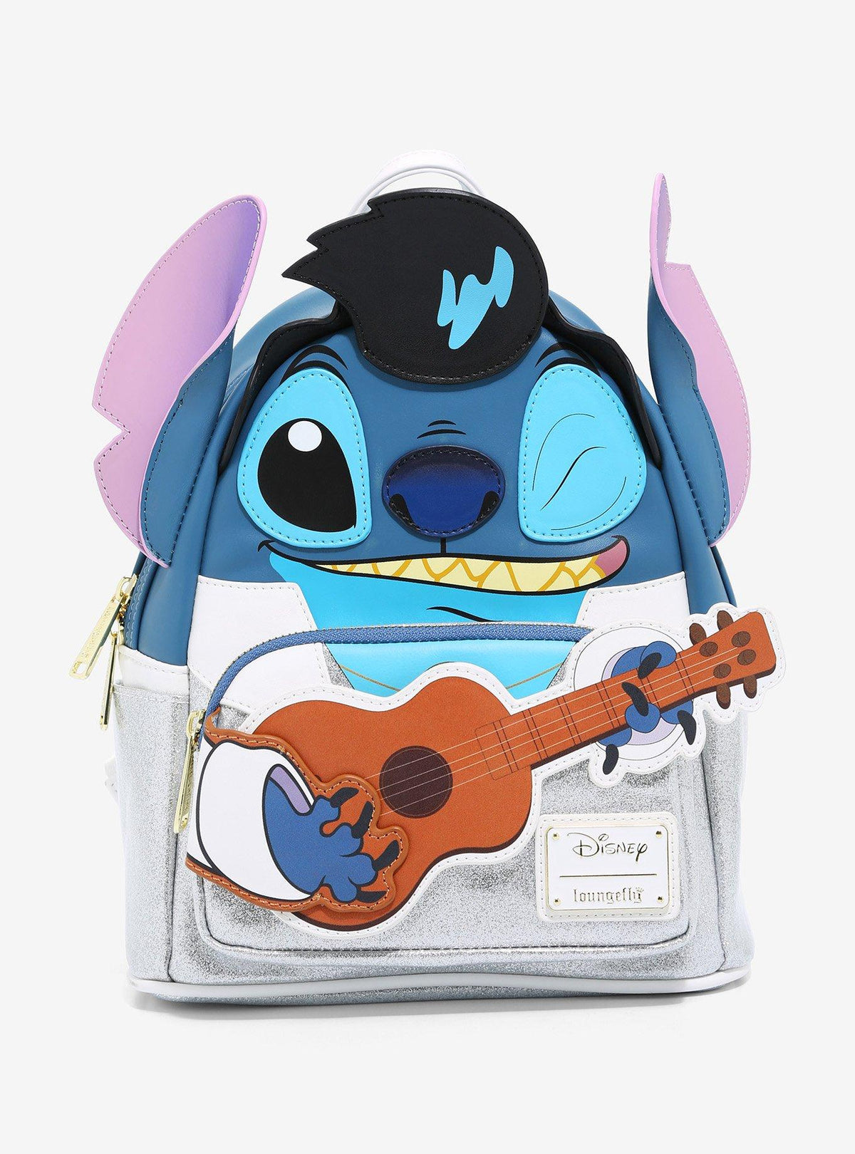 Lilo & Stitch Elvis Stitch Figural Mini Backpack front