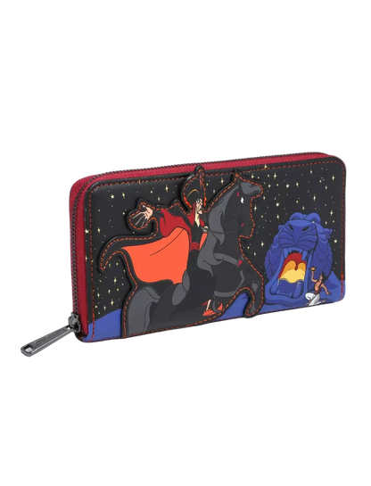 Loungefly Disney Aladdin Jafar & The Cave of Wonders Scene Wallet