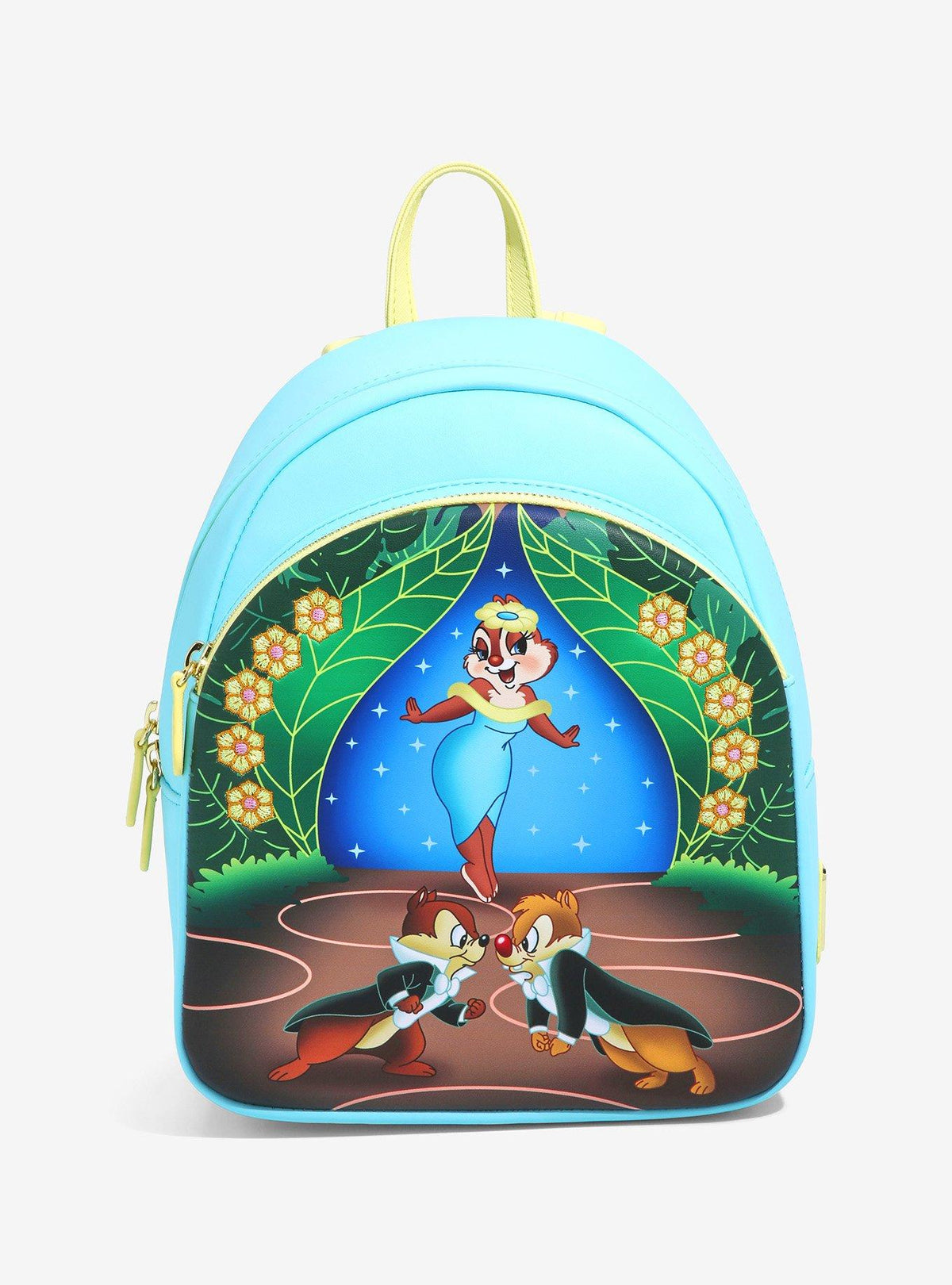 Loungefly Disney Chip 'n Dale and Clarice Mini Backpack front