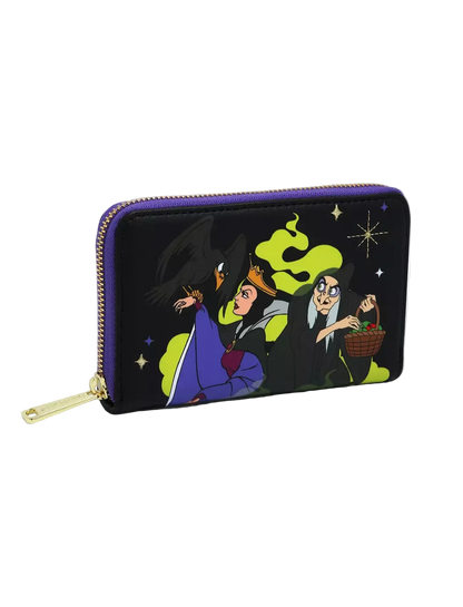 Snow White and the Seven Dwarfs Evil Queen Zip Wallet Exclusive Loungefly Disney