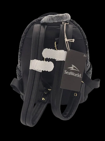 Loungefly SeaWorld Penguin Sequin Mini Backpack