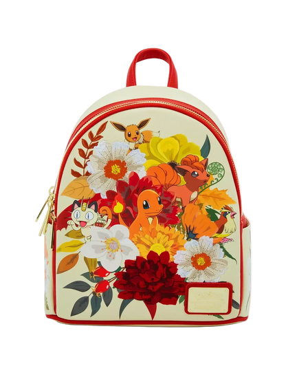 Charmander and Friends Floral Mini Backpack Loungefly Pokémon