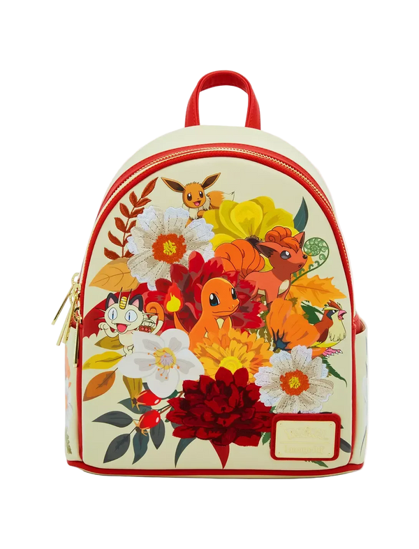 Charmander and Friends Floral Mini Backpack Loungefly Pokémon