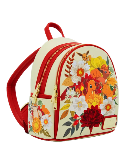 Charmander and Friends Floral Mini Backpack Loungefly Pokémon