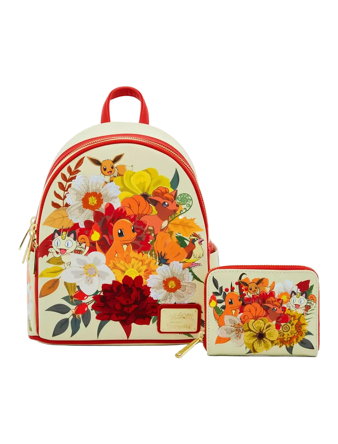 Charmander and Friends Floral Mini Backpack Loungefly Pokémon