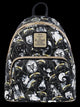 Backpack with 'Nightmare Before Christmas' design on a black background