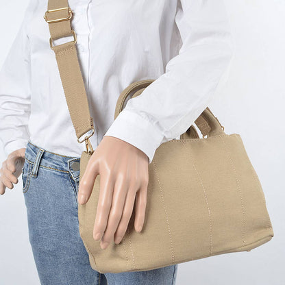 Solid Canvas Tote: Teal