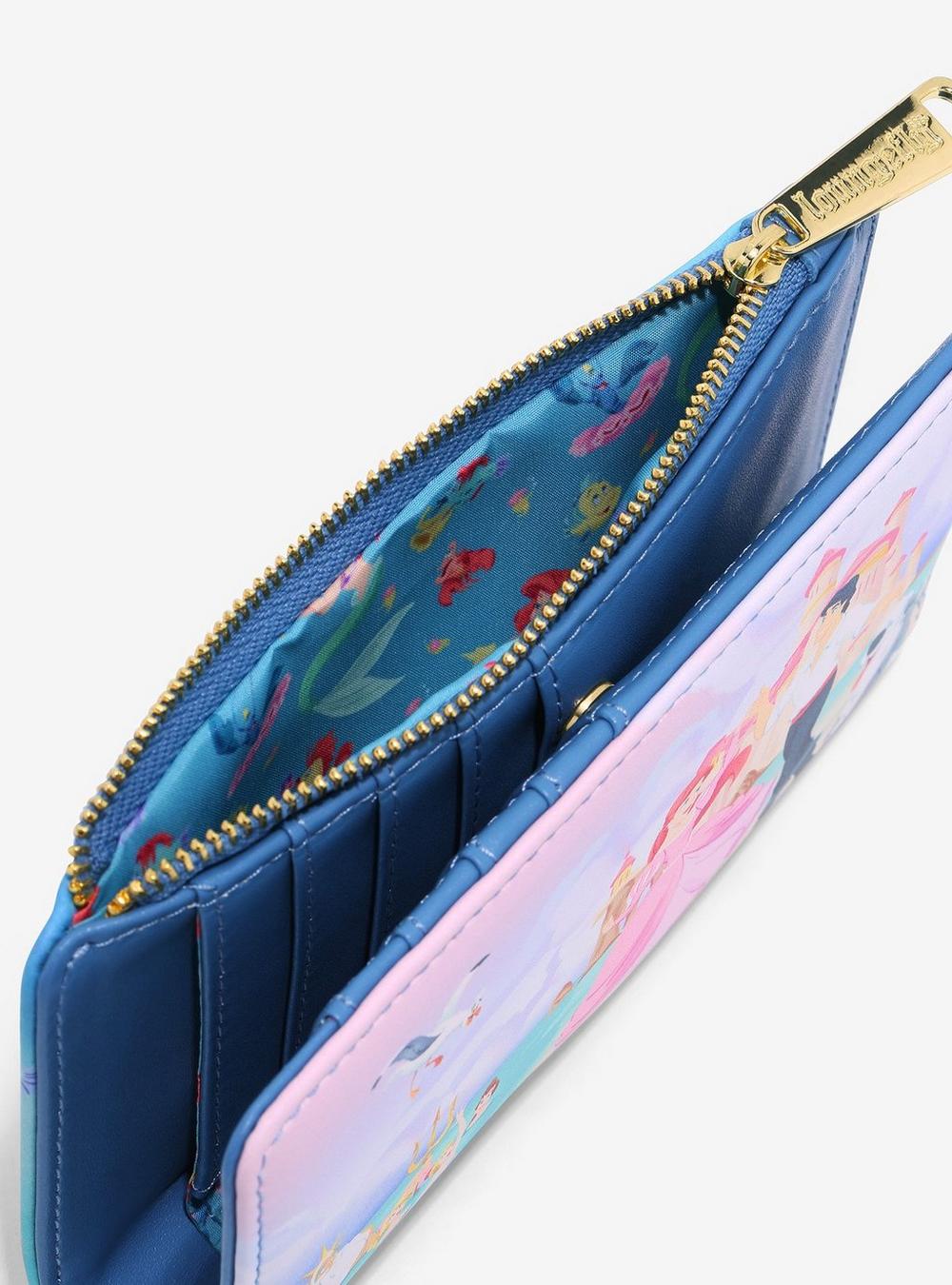 The Little Mermaid Beach Portrait Wallet pouch
