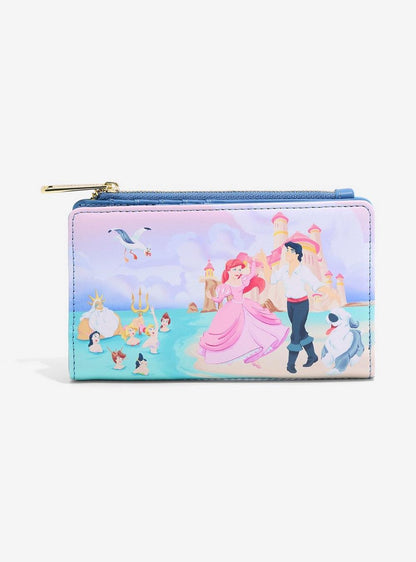 The Little Mermaid Beach Portrait Wallet front