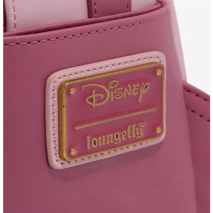 Pink wallet with Disney and Loungefly logos