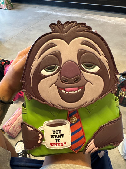 Zootopia Flash Cosplay Mini Backpack Exclusive