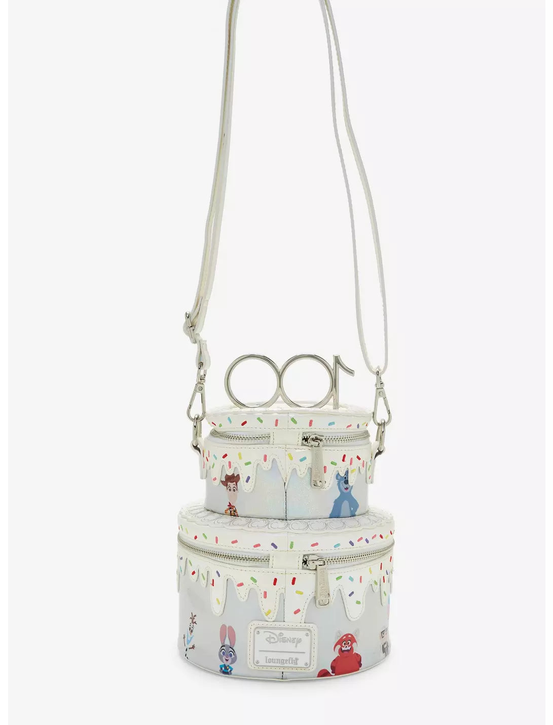 Loungefly Disney 100 Celebration Cake Crossbody Bag