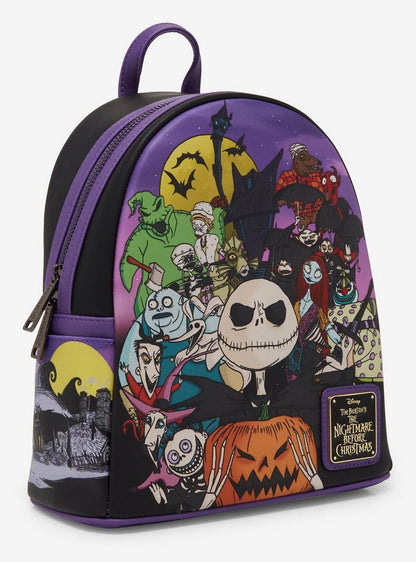 The Nightmare Before Christmas Group Portrait Mini Backpack side