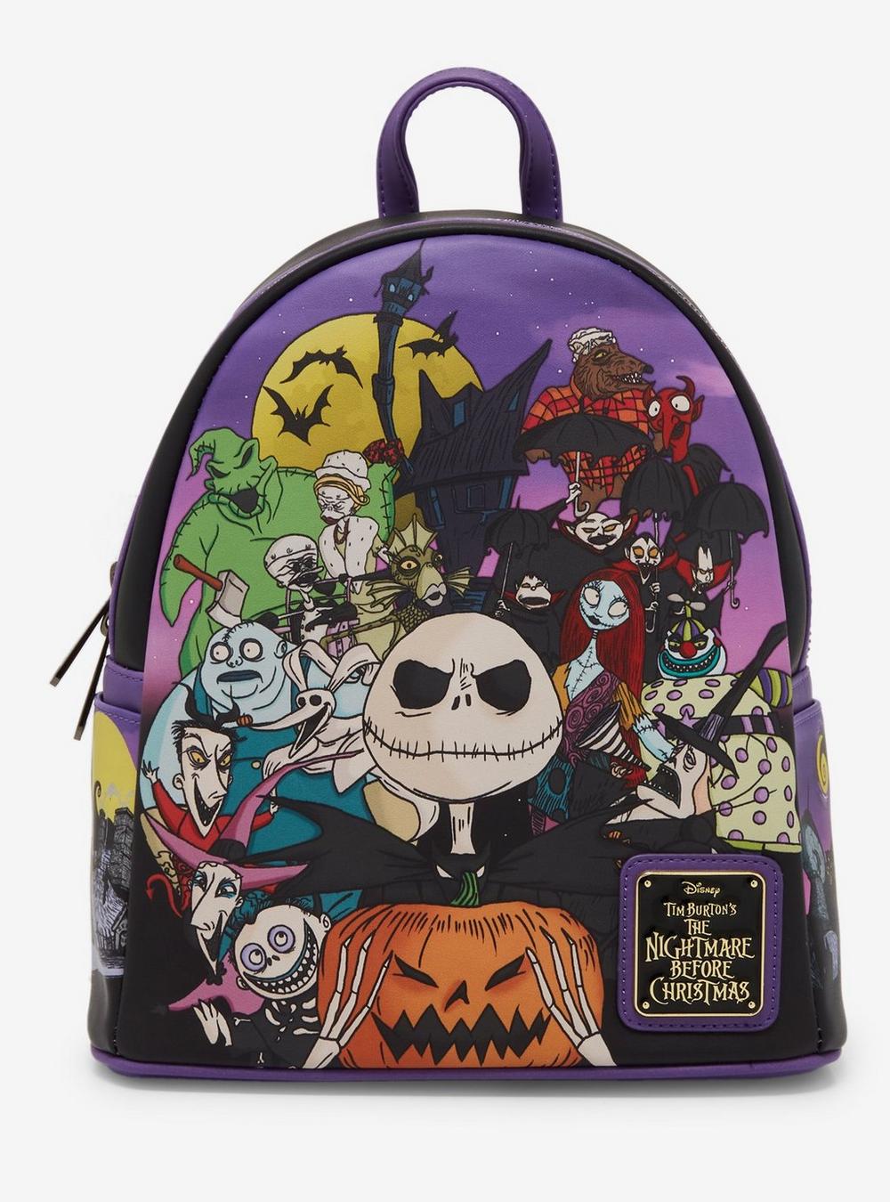 The Nightmare Before Christmas Group Portrait Mini Backpack front
