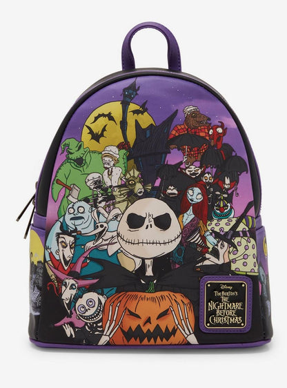 The Nightmare Before Christmas Group Portrait Mini Backpack front