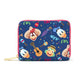 The Three Caballeros Zip-Around Wallet front
