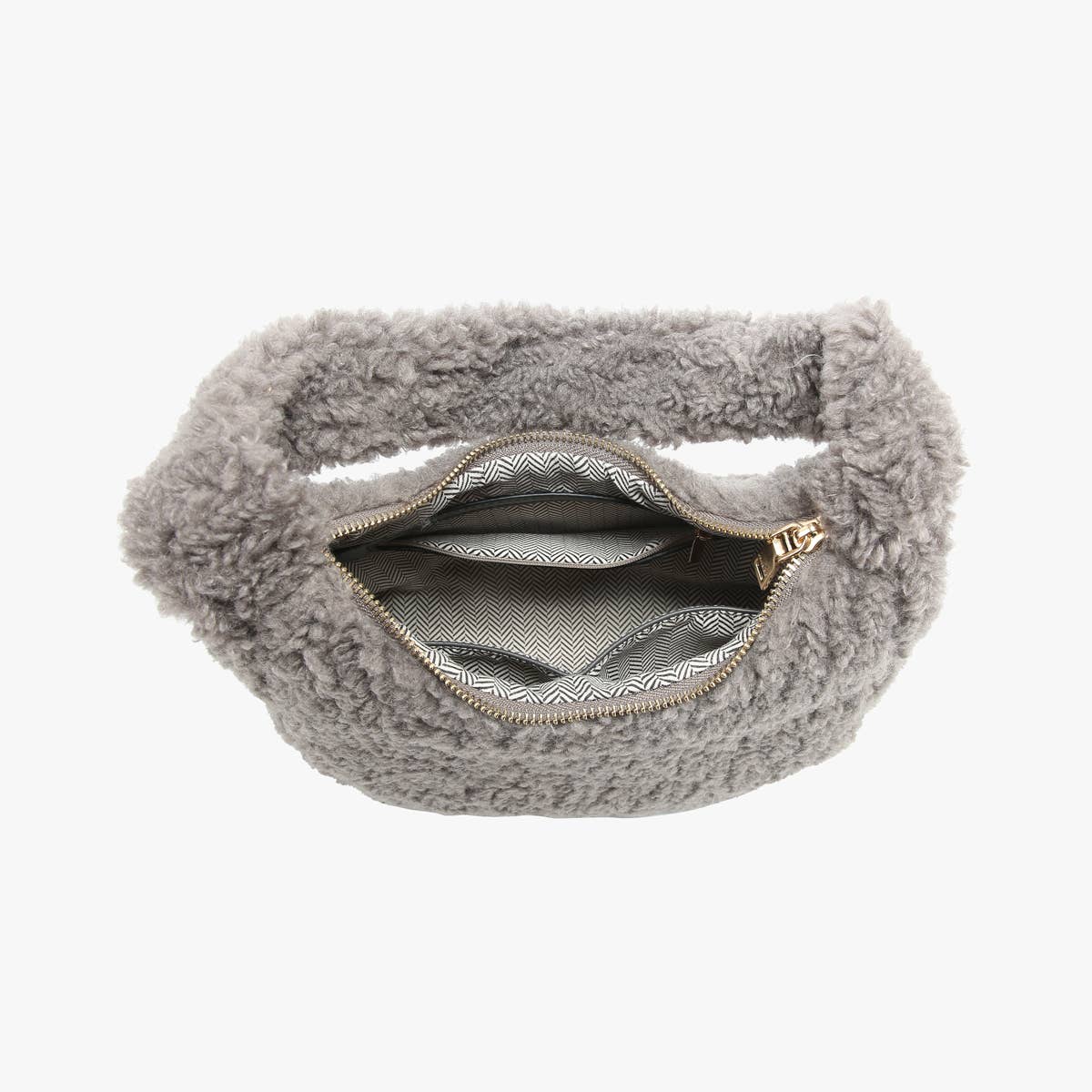 Gabrielle Sherpa Shoulder Bag w/ Strap | M2359 : Black