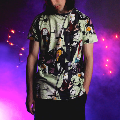 Nightmare Before Christmas All-Over Print T-Shirt