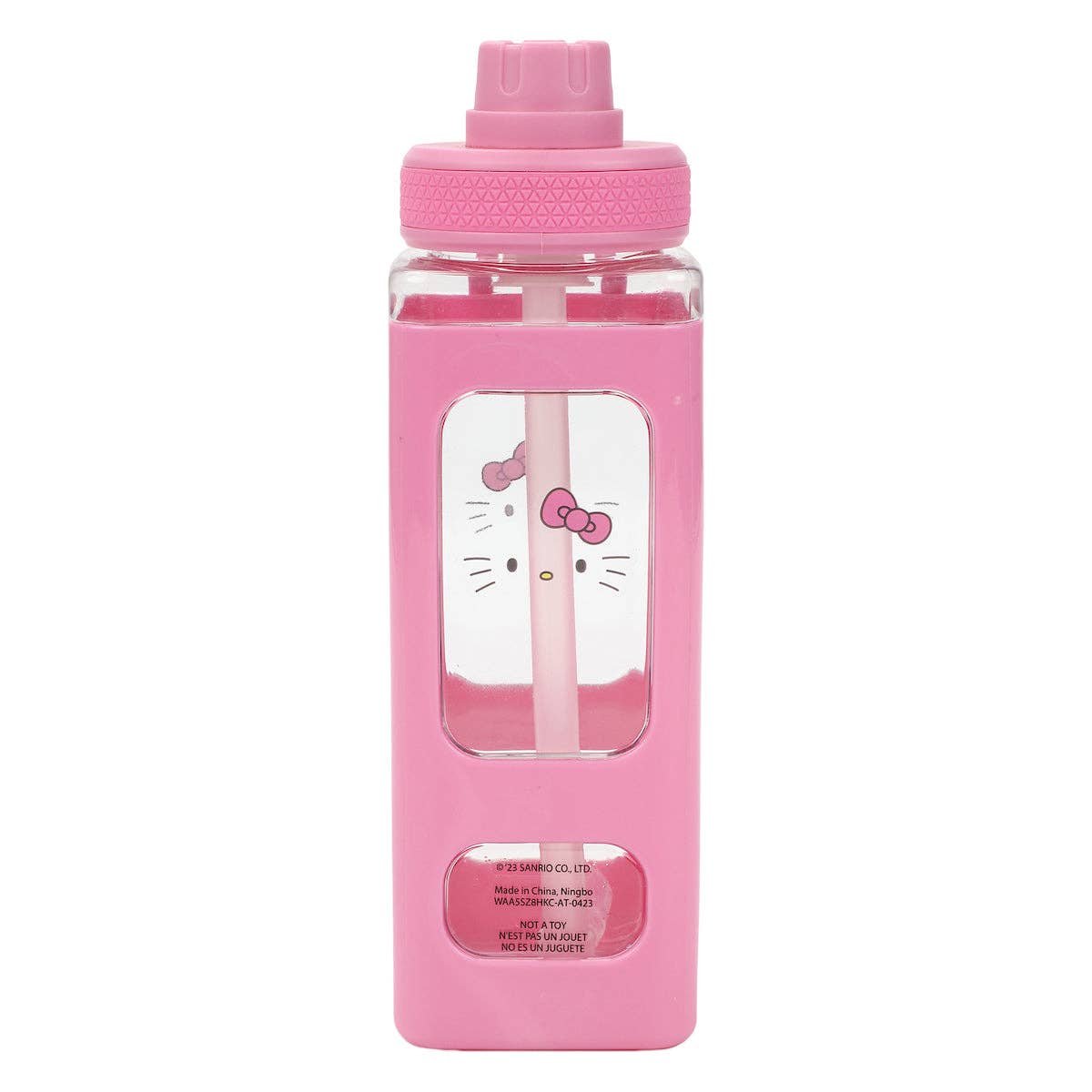 Hello Kitty 24 oz. Square Silicone Sleeve Water Bottle