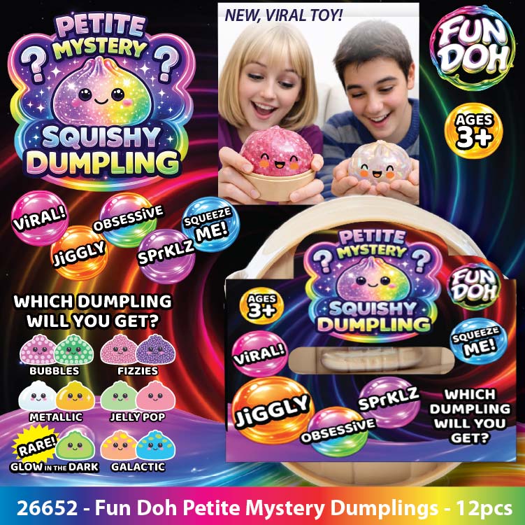 Fun Doh Petite Mystery Dumpling Squishy Toy