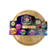 Packaged toy set with colorful labels on a white background