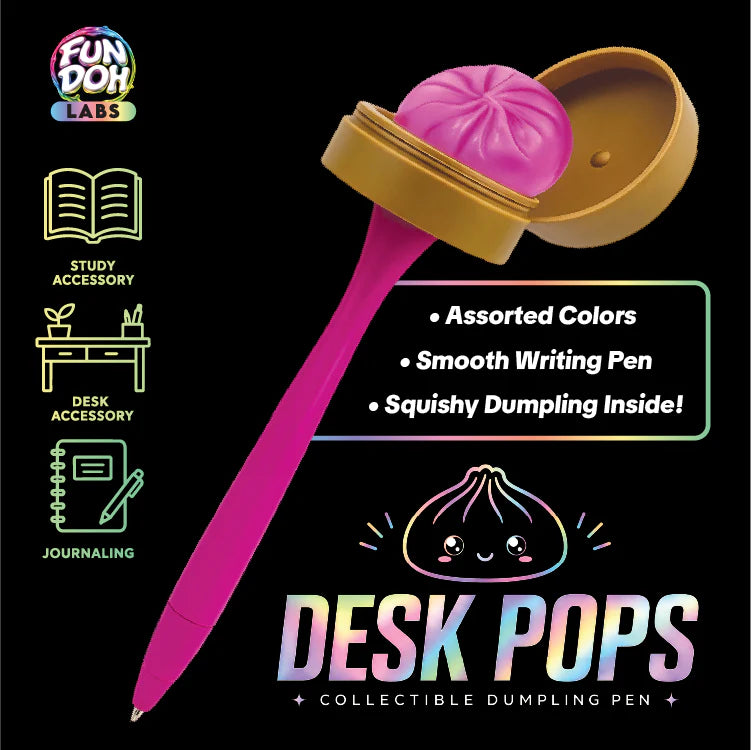 Fun Doh Desk Pops Squishy Dumpling Pen