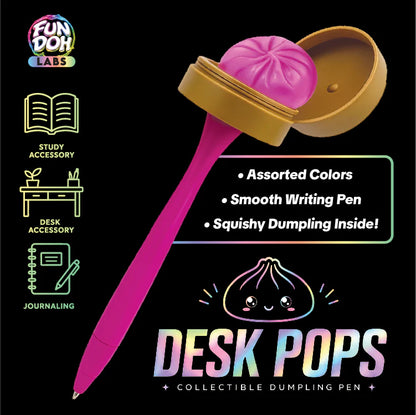 Fun Doh Desk Pops Squishy Dumpling Pen