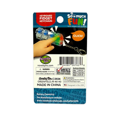Keyboard Fidget Keychain