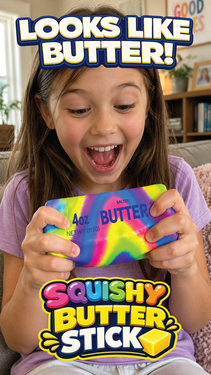 Fun Doh Slow Rise Rainbow Butter Squishy