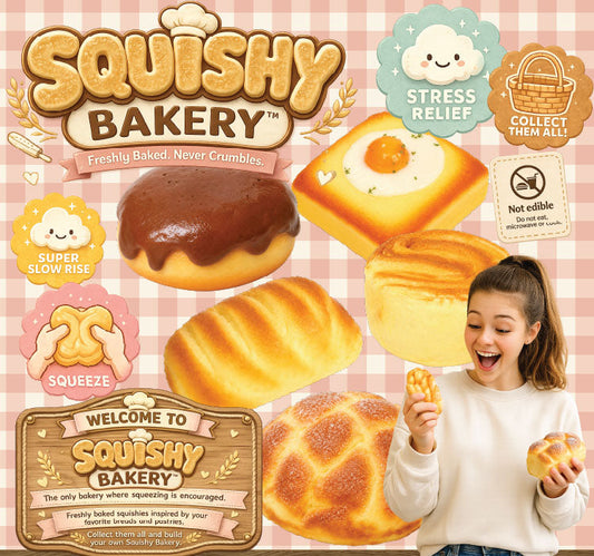 Squishy Bakery Slow-Rise Foam Bread Squishy