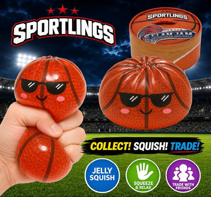 Sportlings Sports Jelly Dumpling Squishy Toy Fun Doh
