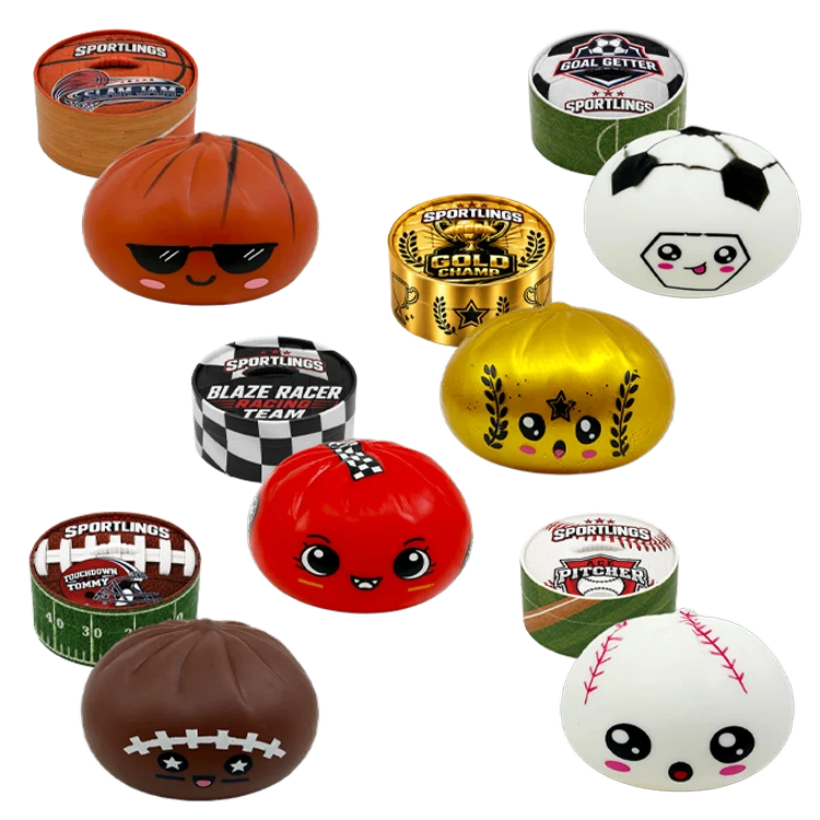 Sportlings Sports Jelly Dumpling Squishy Toy Fun Doh