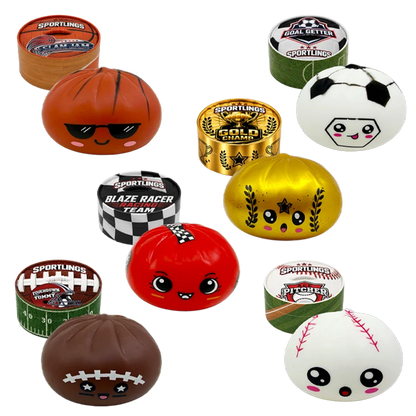 Sportlings Sports Jelly Dumpling Squishy Toy Fun Doh