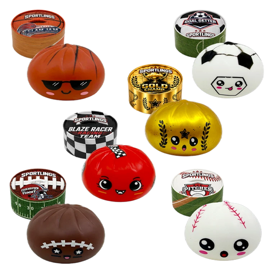 Sportlings Sports Jelly Dumpling Squishy Toy - alternate view 2