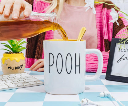 Winnie the Pooh Ceramic Pottery Mug | Holds 25 Ounces