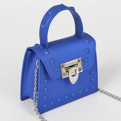 Jelly Mini Handle Bag: Purple