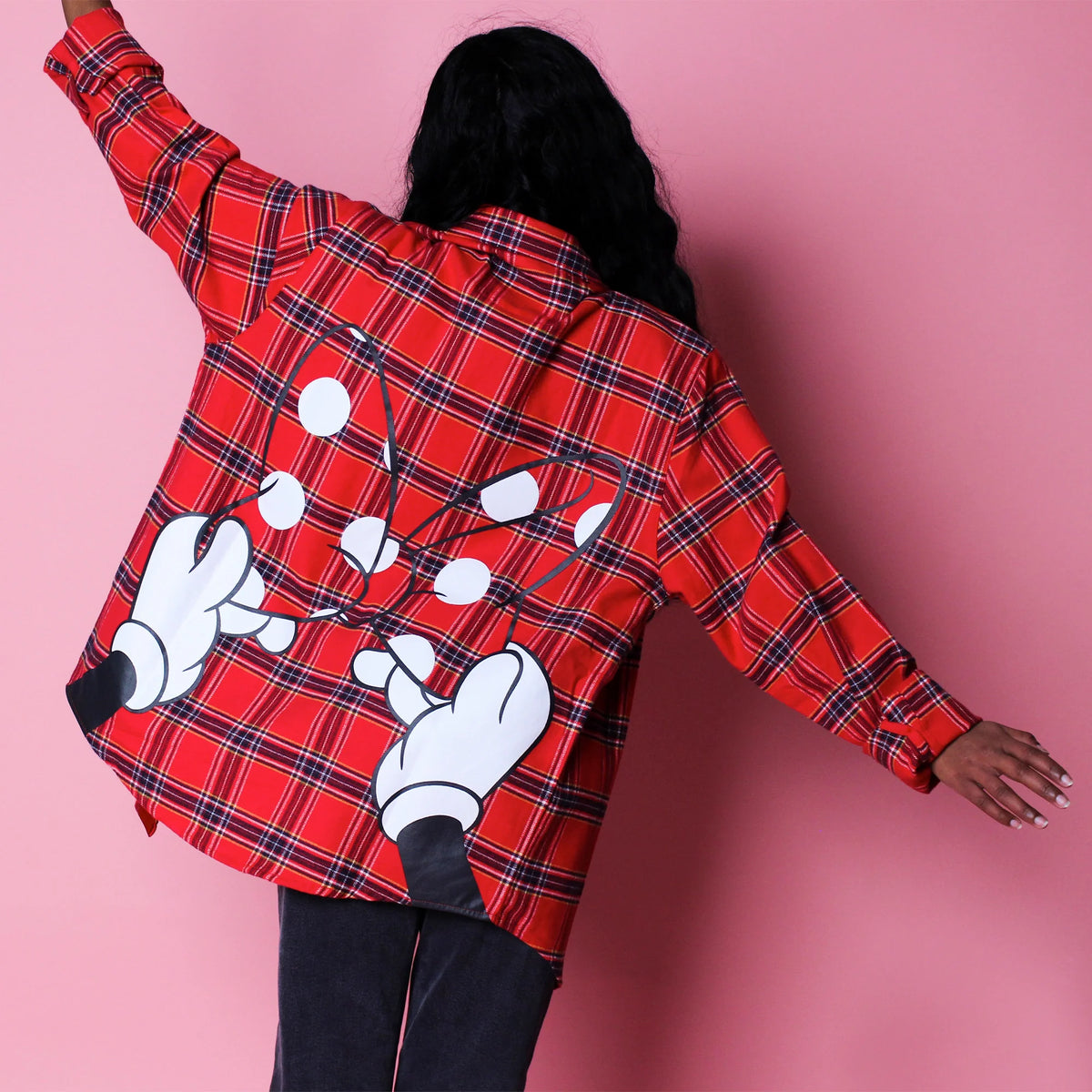 Minnie Mouse Bow Flannel - alternate view 5