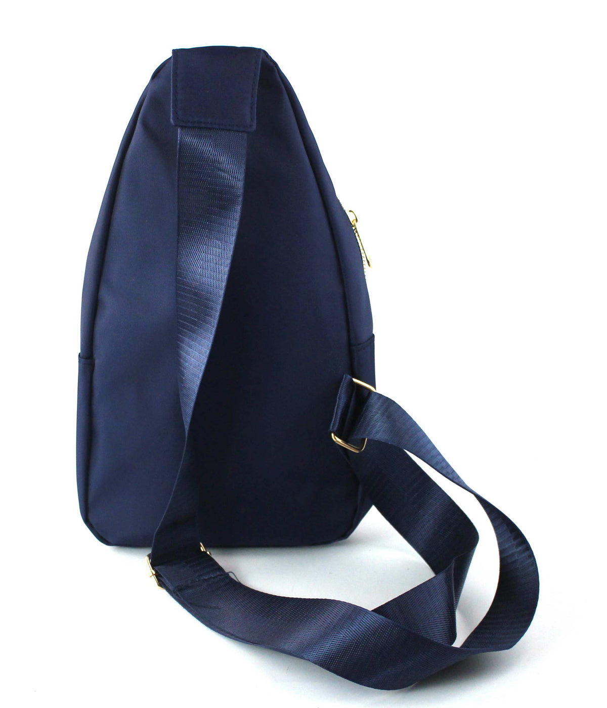 Sleek Quilted Nylon Sling Bag - Multi-Pocket Chest Pack