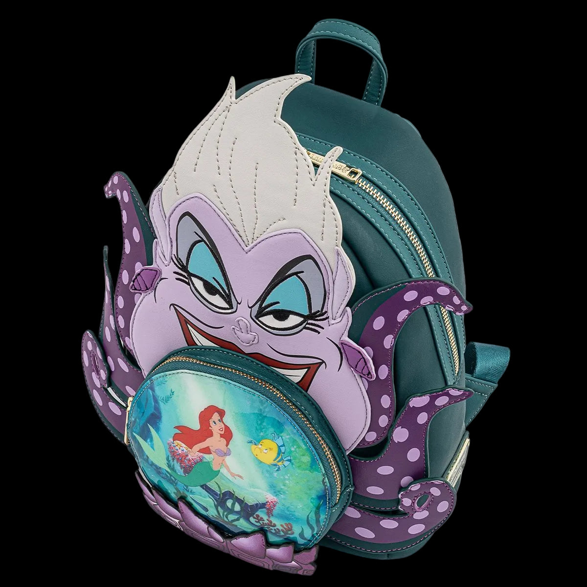 The Little Mermaid Ursula Crystal Ball Mini Backpack