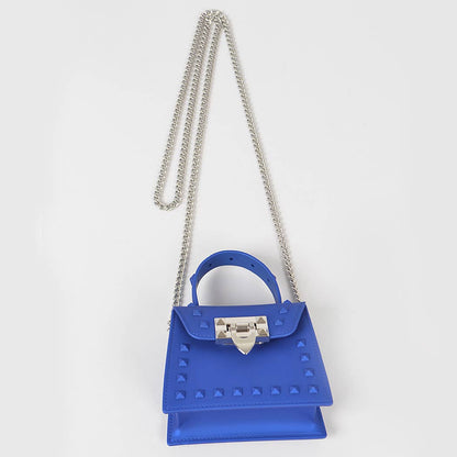 Jelly Mini Handle Bag: Purple