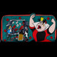 Alice in Wonderland Queen of Hearts Scene Series Zip-Around Wallet Loungefly Disney